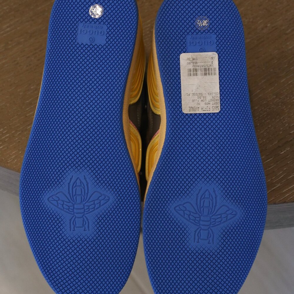 Women’s Multi-Color Gucci Basket Sneaker - Picture 9 of 13